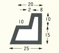 スーパー二段目地棒 E4 (乾産業) 清水金物.biz