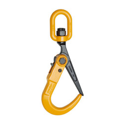 鋼材用吊クランプ スイベル付スーパーロックフック SLH3S(3トン用