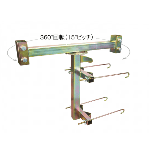 サインホルダー(ガードケーブル支柱用) SBH-CN-550 適用立看板