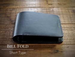 シンプルイズベストなイタリアンレザー製札入れS（ショートタイプ）