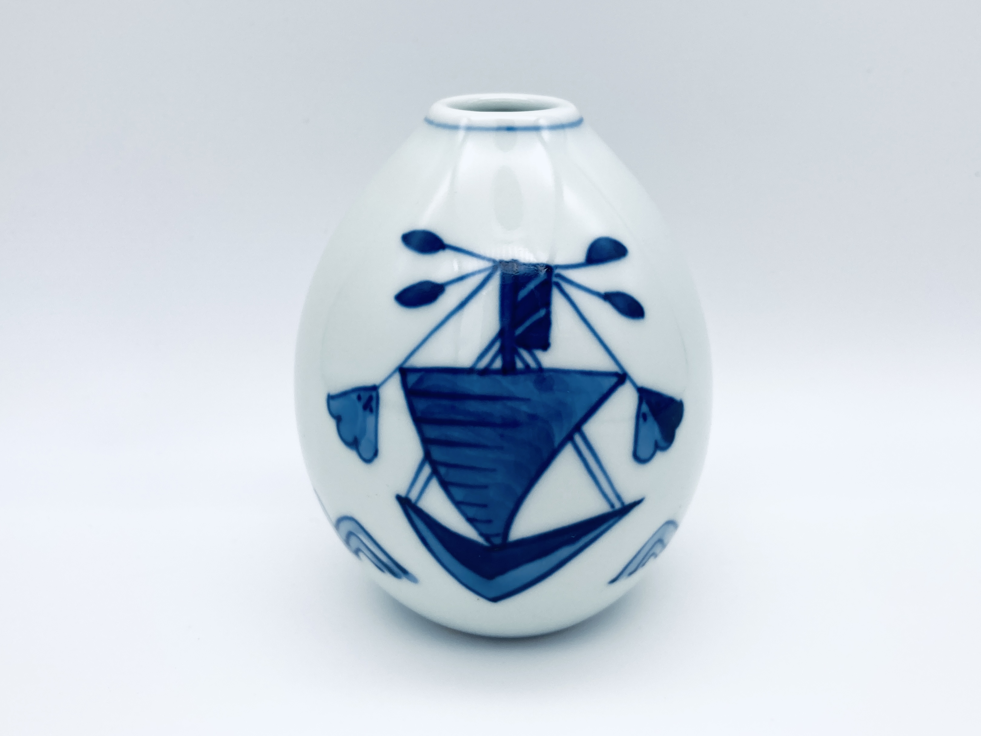 帆船雫型ミニ一輪差し