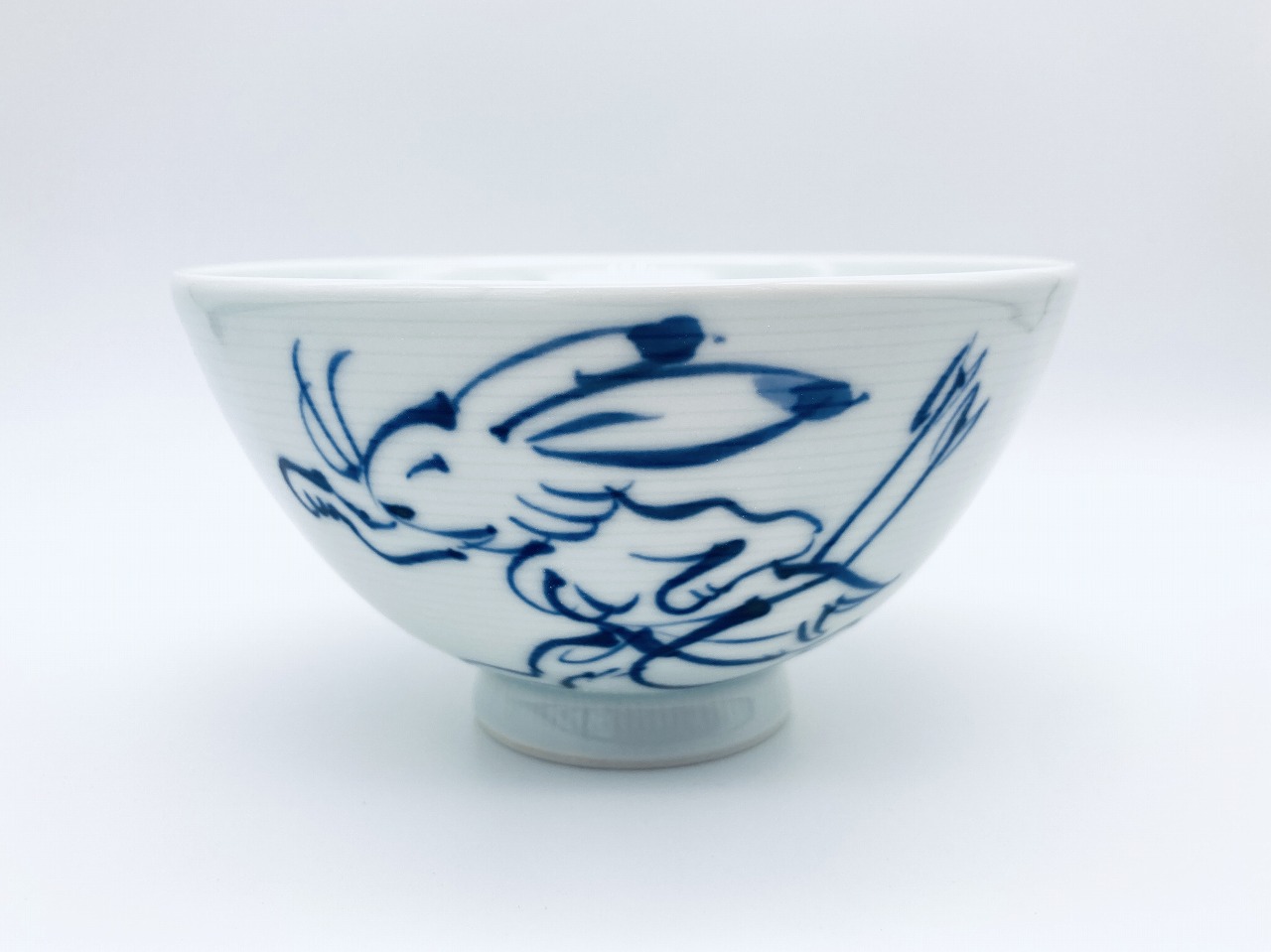 GIGA（弓矢）線段3.8飯碗 しん窯 青花 限定商品