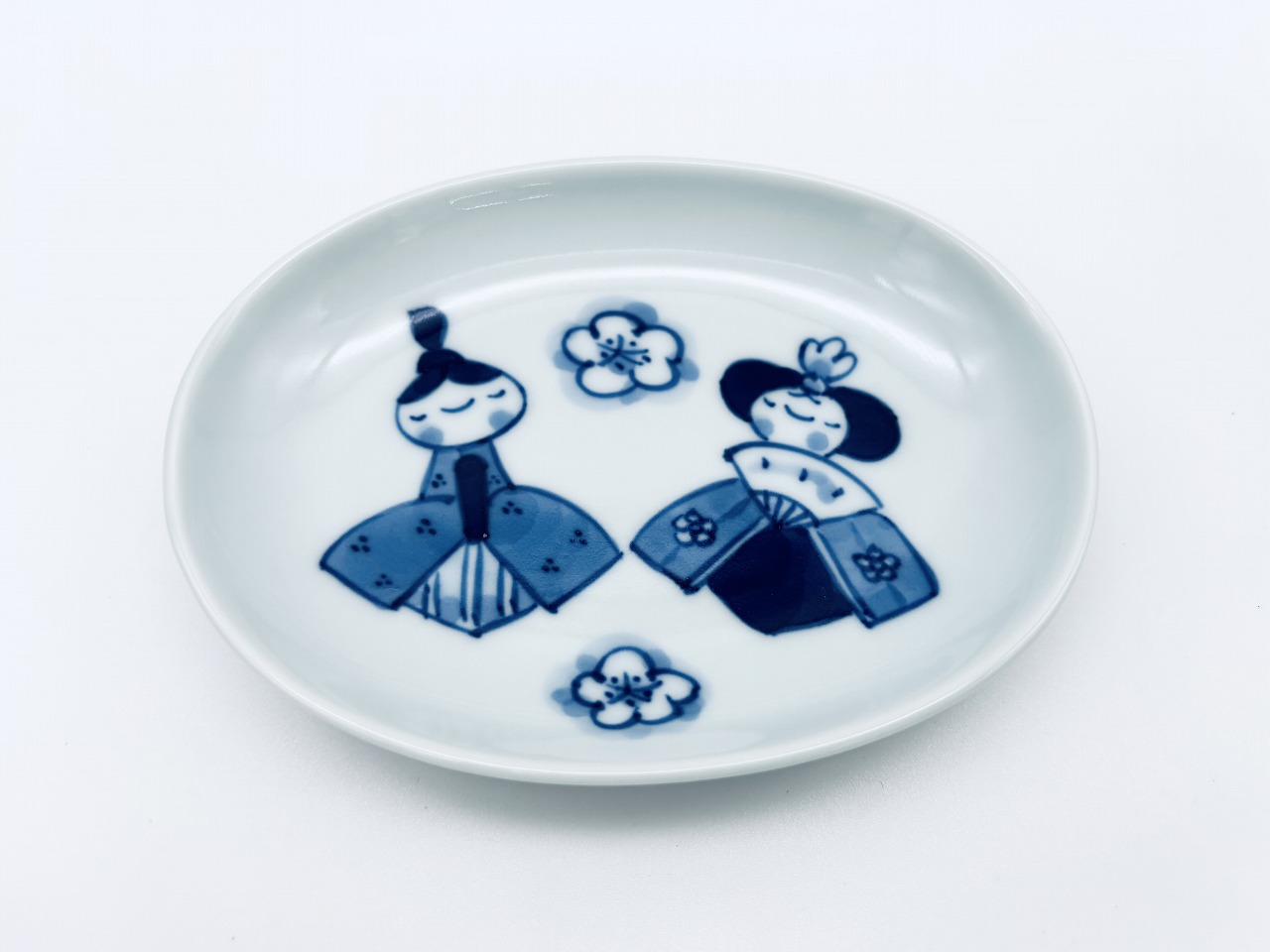 ひな人形小判銘々皿