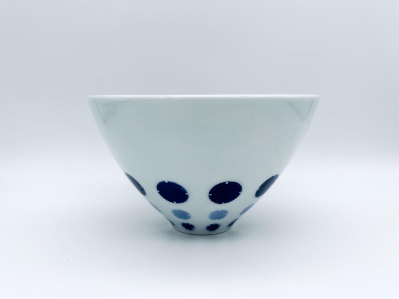 渕しのぎ水玉碗(大) しん窯青花匠 限定商品