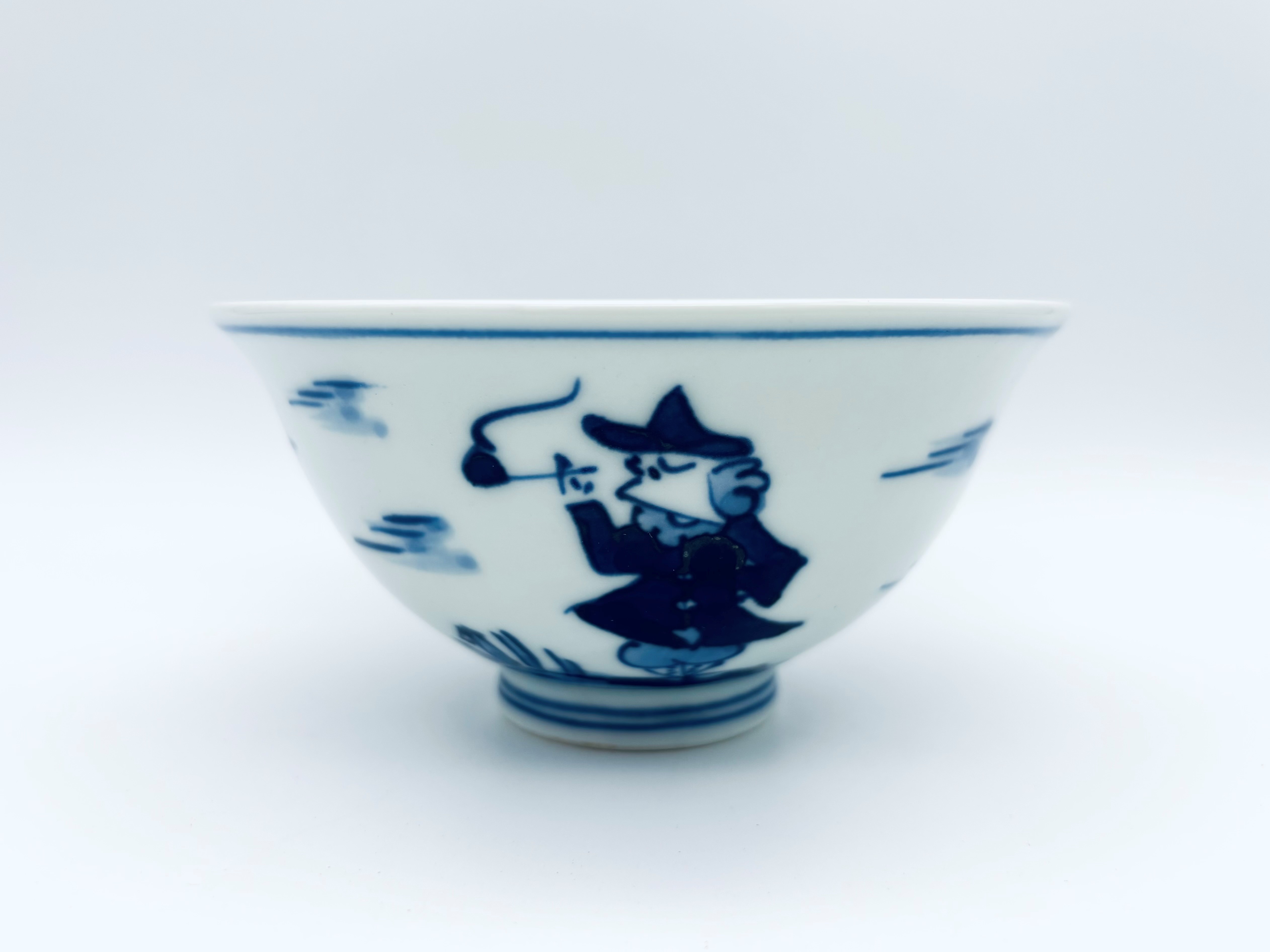 二人異人3.8寸反飯碗