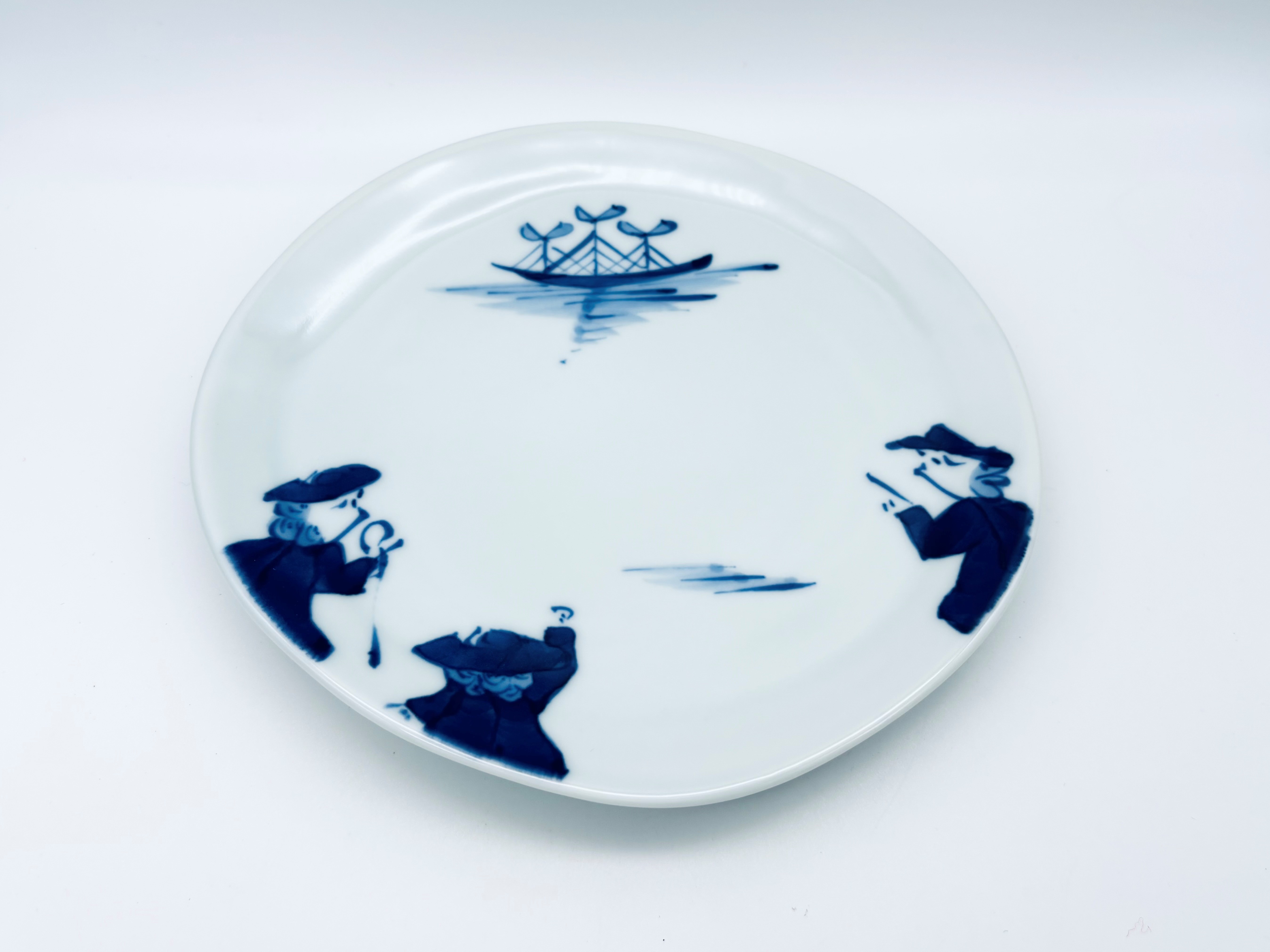 異人群切高台銘々皿