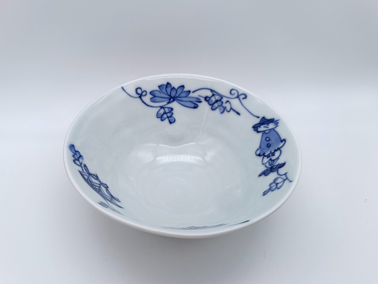 唐草異人　二方押小鉢　しん窯青花　限定商品