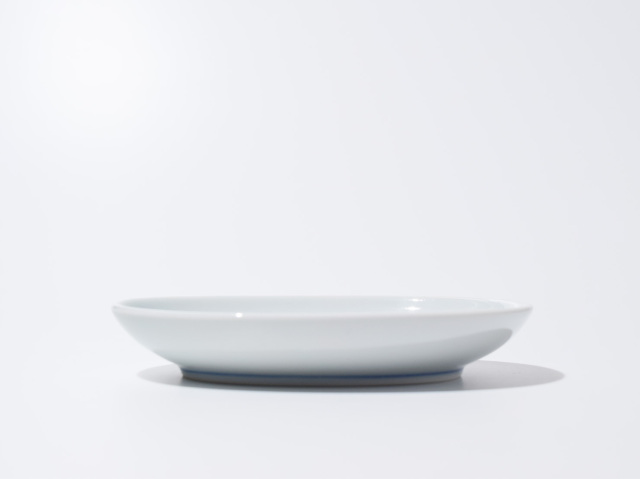 南蛮人音小判小皿 ピアノ しん窯青花