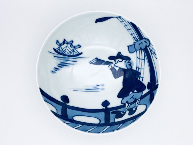 望遠鏡異人4.3寸浅飯碗