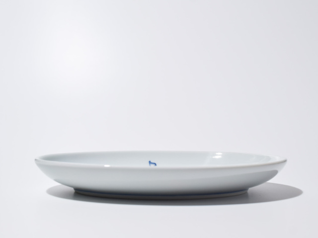 南蛮人音小判銘々皿 ピアノ しん窯青花