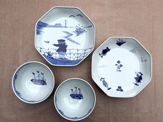 【限定5セット】2026年 福袋 しん窯青花　ペアで揃えるお買い得の器４点セット　1-C