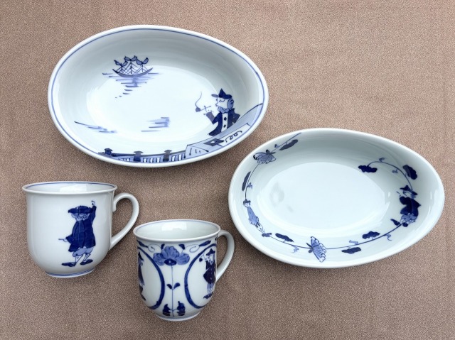【限定5セット】2026年　福袋　しん窯青花　ペアで揃えるお買い得の器４点セット　1-F