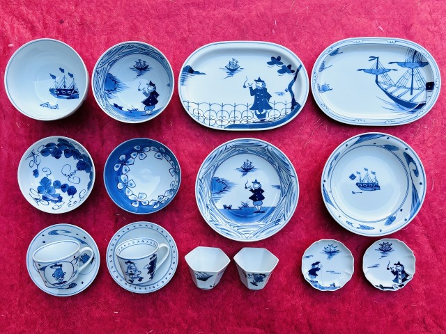 【限定5セット】2026年 福袋 しん窯青花　お友達へのプレゼントにも使える器14点セット　3-B