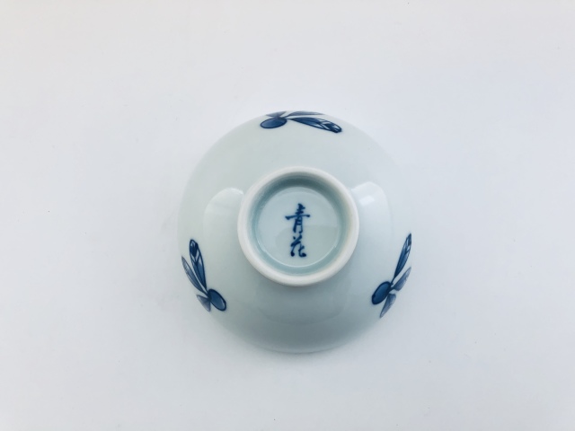 青花 しん窯 奴だこ 飯茶碗 5個 青花 しん窯 奴だこ 飯茶碗 5個 奴だこ