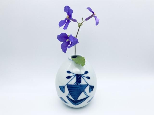 帆船雫型ミニ一輪差し