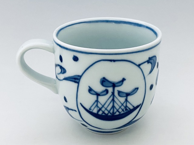 大航海ミニマグカップ しん窯 青花