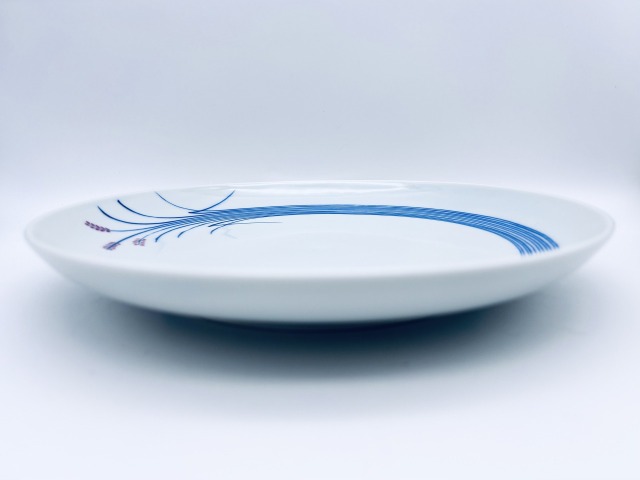 (赤)稲穂皿21cm
