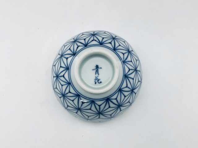 麻の葉3.5寸丸飯碗3