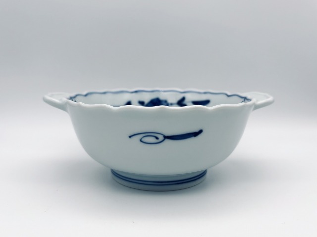 大航海 新耳付スープ碗 しん窯青花