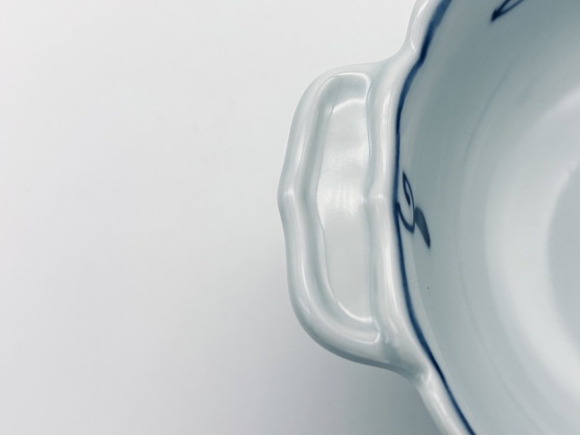 大航海 新耳付スープ碗 しん窯青花