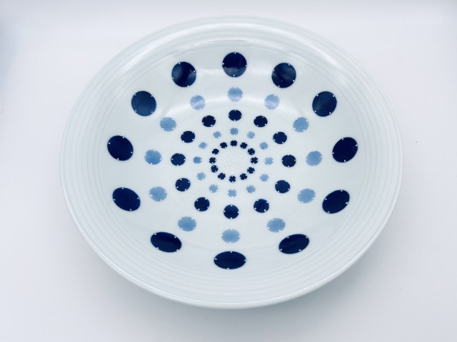 渕しのぎ水玉鉢 しん窯青花匠 限定商品
