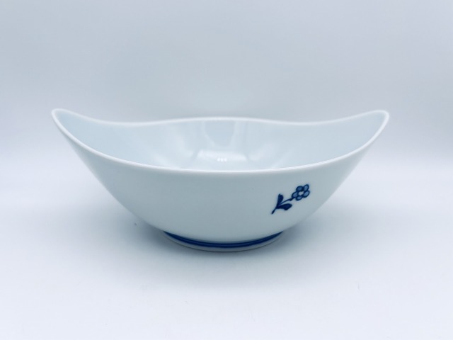ペンギン舟型中鉢(大) しん窯青花 限定商品