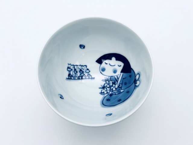 ひなまつり35丸飯碗