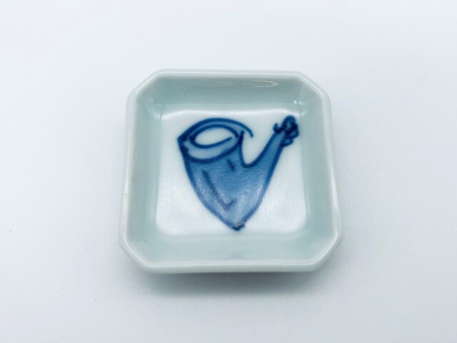 ハーモニーサックス角豆皿