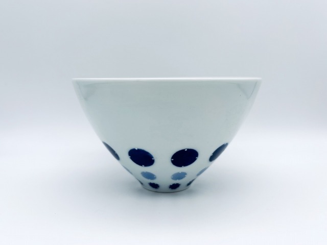 渕しのぎ水玉碗(大) しん窯青花匠 限定商品