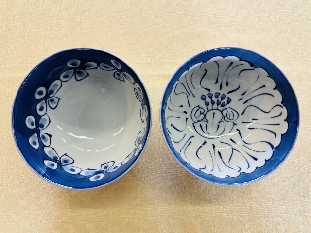 新品　しん窯青花　有田焼　プレート5枚セット しん窯青花 組み合わせを楽しむ小皿 5枚セット【絵柄はおまかせ