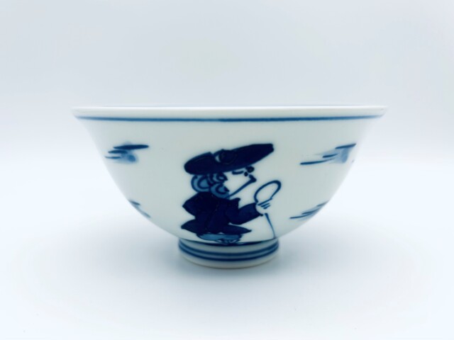 二人異人3.8寸反飯碗