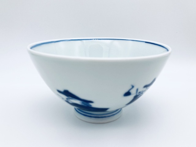 異人群標準飯碗 しん窯 青花 限定商品