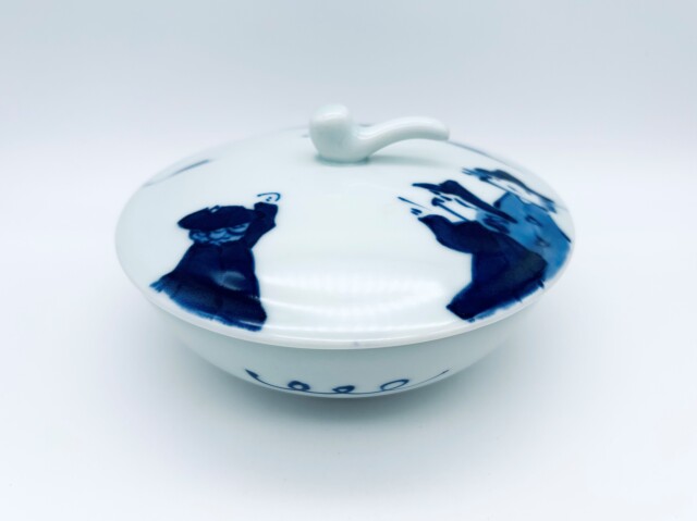 異人群蓋物 しん窯青花 限定商品