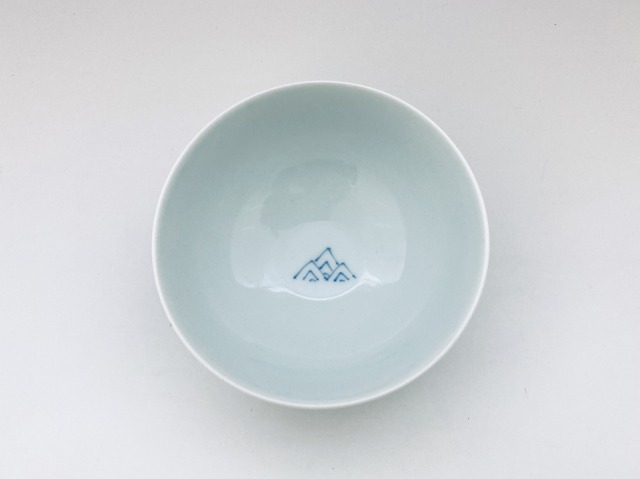 異人づくし 3.2寸丸飯碗 しん窯青花