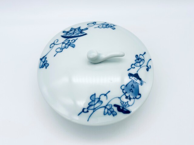 唐草異人蓋物