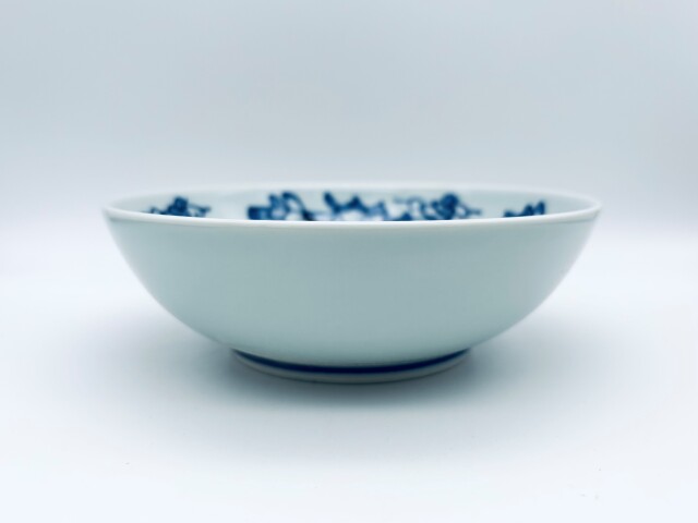唐草異人5寸ボール しん窯青花