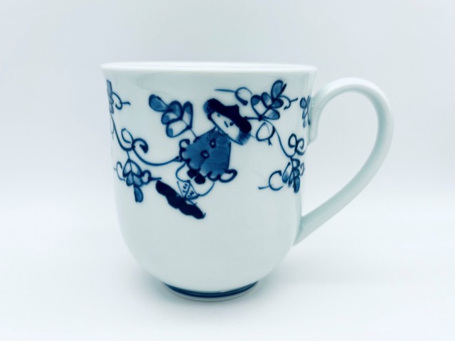 唐草異人反マグカップ(大)