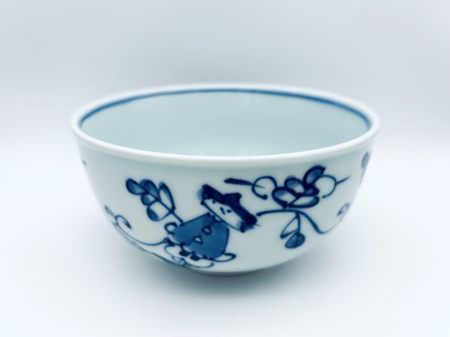 唐草異人玉渕4.5寸丼