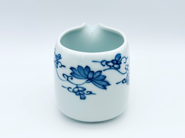 唐草異人角片口 限定商品 しん窯青花