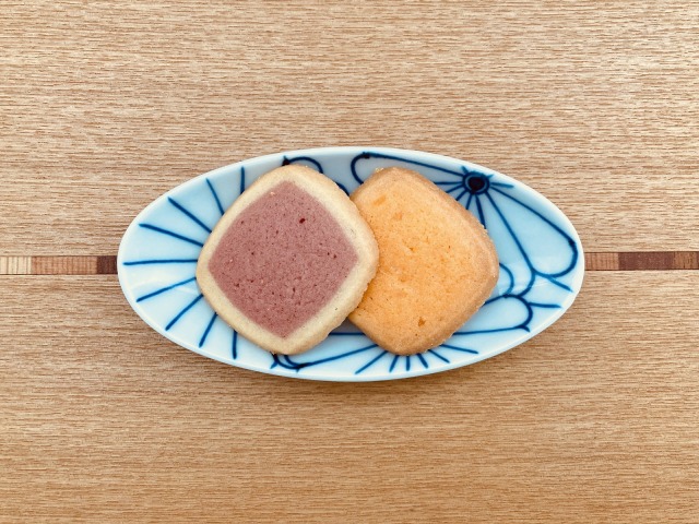 菊花ミニレモン皿 しん窯青花匠