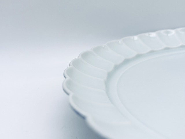 亀甲文菊割皿 しん窯青花匠 限定商品