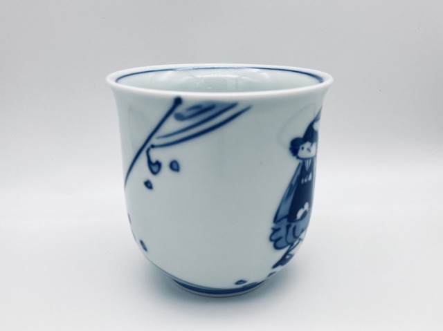 クラシックシリーズ 紅毛青花反マグカップ しん窯青花