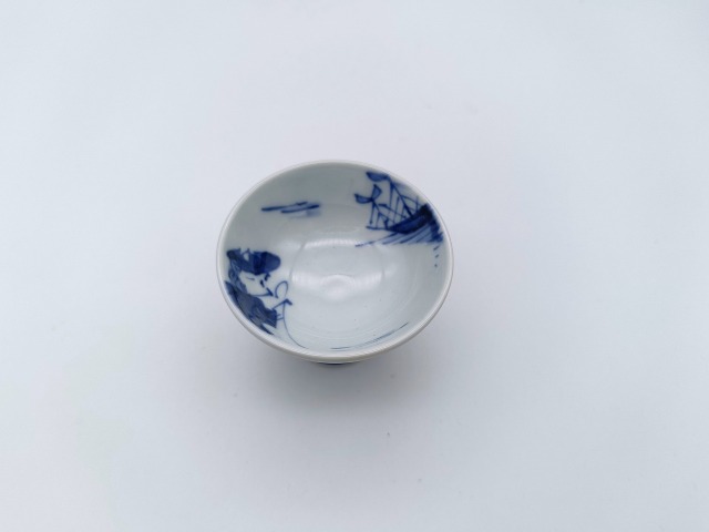 紅毛人_高台盃　しん窯青花　限定商品