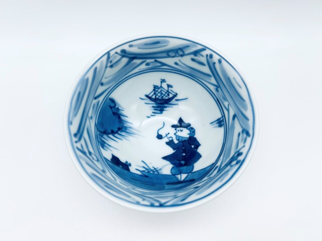 長崎紋3.5寸反飯碗