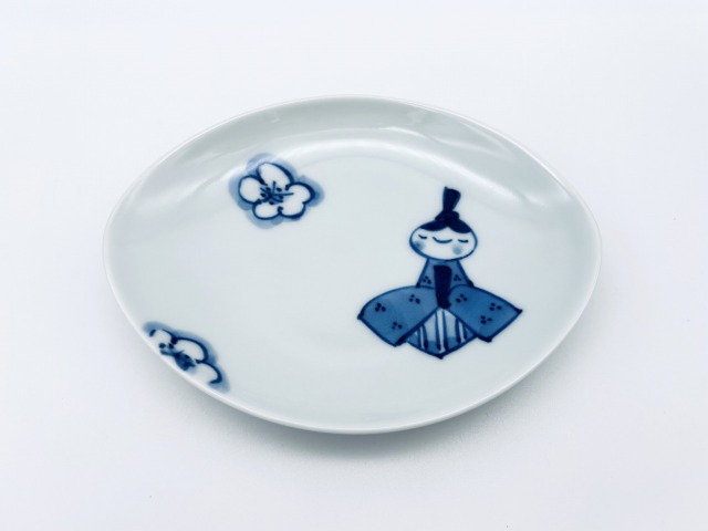 おだいりさま舟型小皿