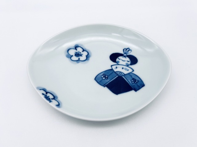 おひなさま舟型小皿