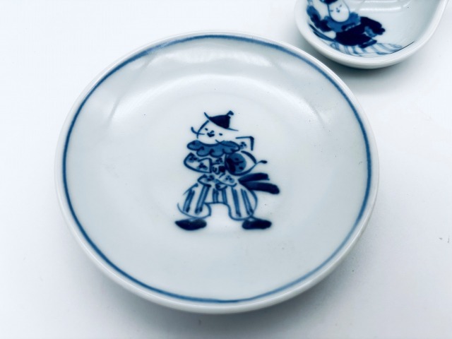 オランダ万才(3寸皿付）
