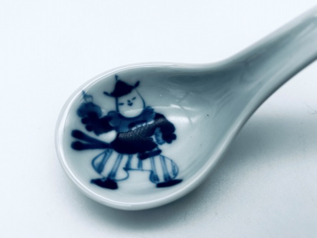 オランダ万才(3寸皿付）