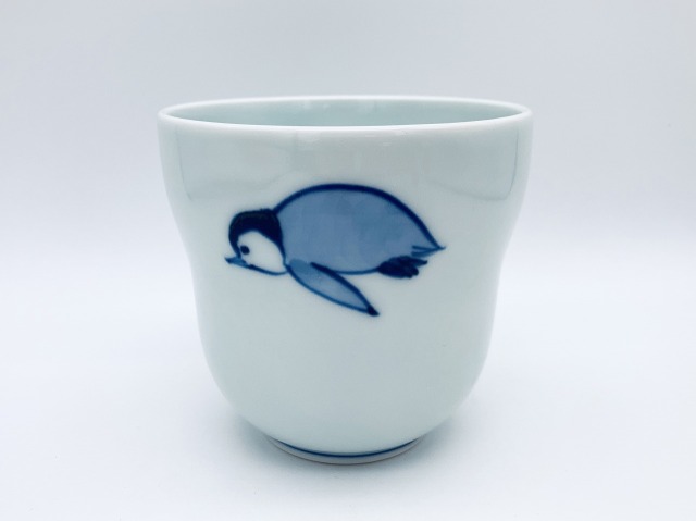 はなちゃんペンギン瓢型湯呑