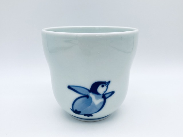 はなちゃんペンギン瓢型湯吞